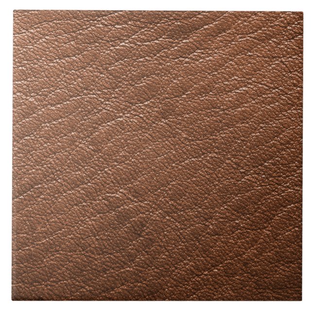 Carreau En Céramique Texture en cuir Brown (Devant)