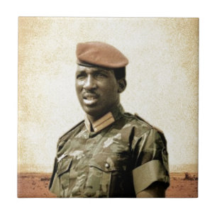 Carreau En Céramique Thomas Sankara - Burkina Faso - président africai