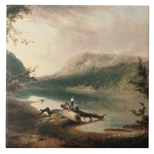 Carreau En Céramique Thomas vaillant - l'eau Gap du Delaware (Devant)