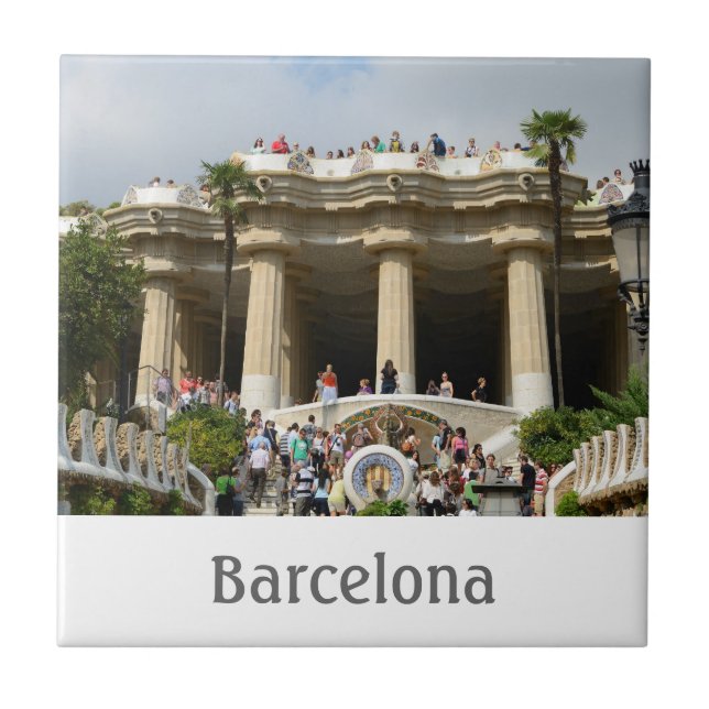 Carreau En Céramique Tile de Park Guell (Devant)