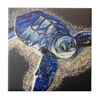 Carreau En Céramique Tobin la tortue de mer de bébé