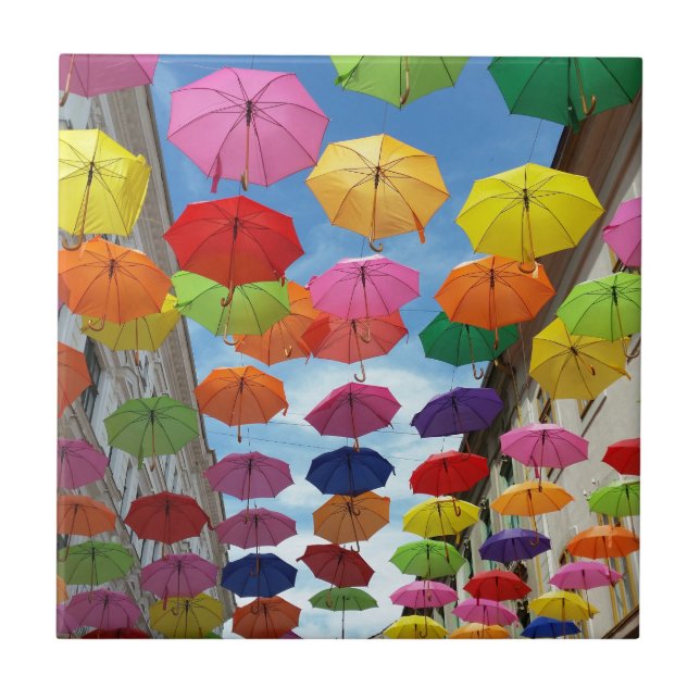 Carreau En Céramique Toit de parapluies (Devant)