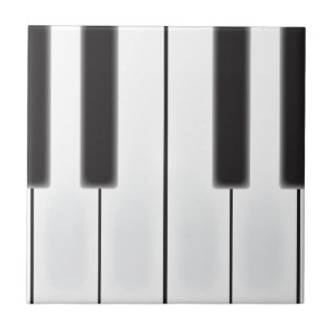 Carreau En Céramique Touches de piano usées