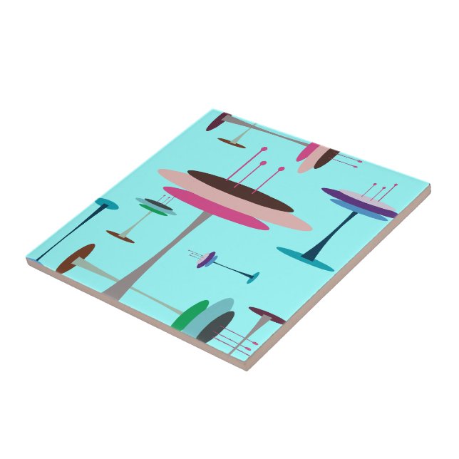 Carreau En Céramique Tours d'art déco (Côté)