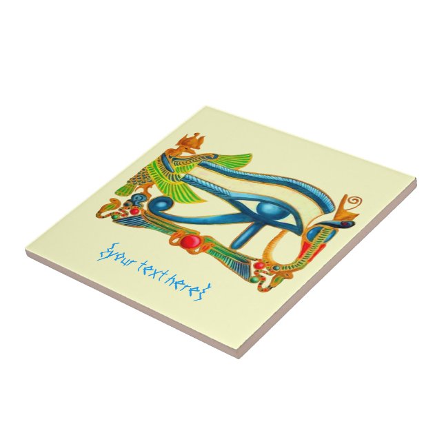 Carreau En Céramique Tous Voir L'Oeil De Horus - Lucky Amulet (Côté)