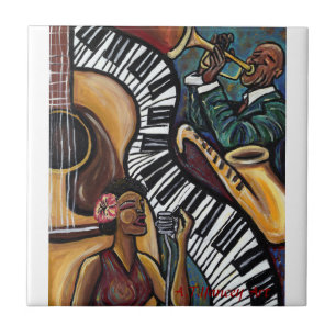 Carreau En Céramique Toute cette tuile de jazz