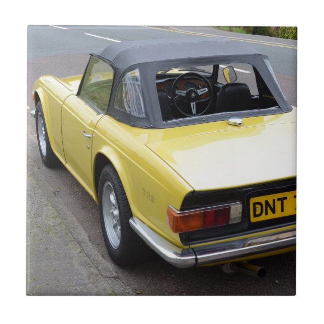 Carreau En Céramique TR6 classique Triumph Sportscar (Devant)