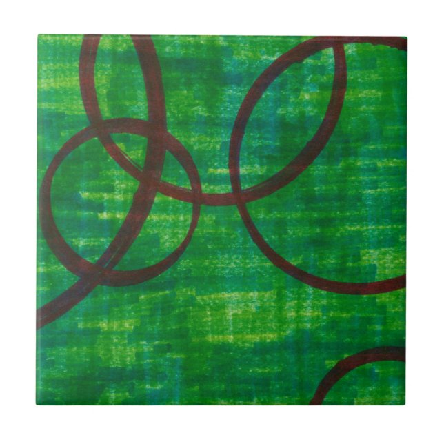 Carreau En Céramique Trace de Crimson II (Devant)