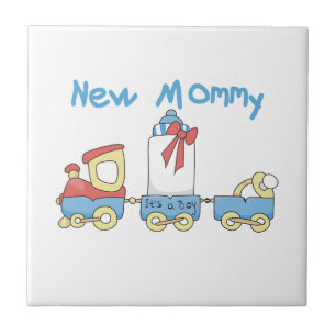 Carreau En Céramique Train New Mommy C'est un petit cadeau