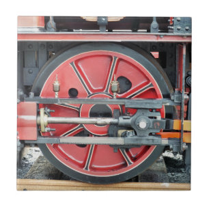 CARREAU EN CÉRAMIQUE TRAINS À VAPEUR