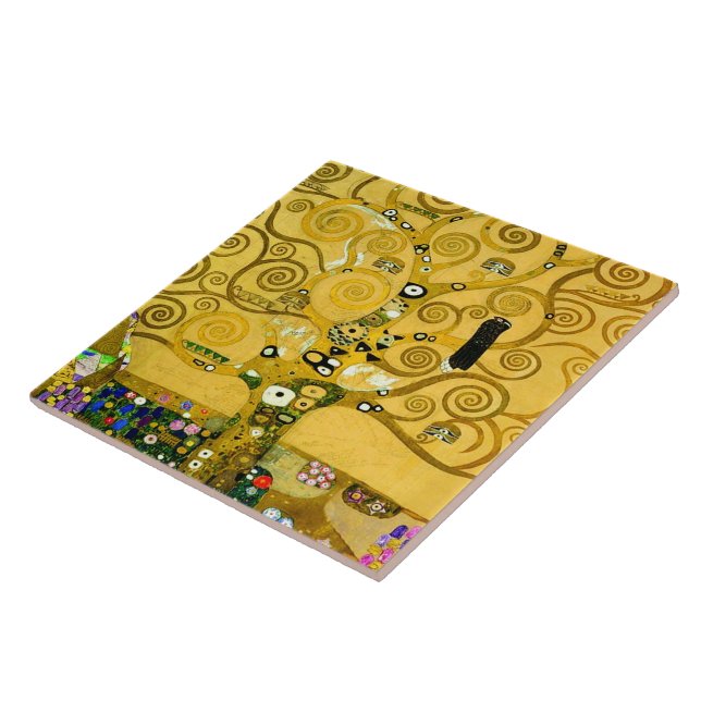 Carreau En Céramique “ Tree of life ” , gustav klimt (Côté)