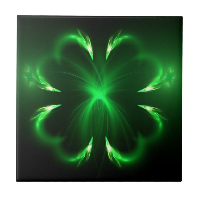 Carreau En Céramique Trèfle (Devant)