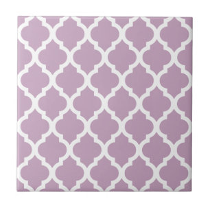 Carreau En Céramique Trellis Marocain En Tile Rose Mauve
