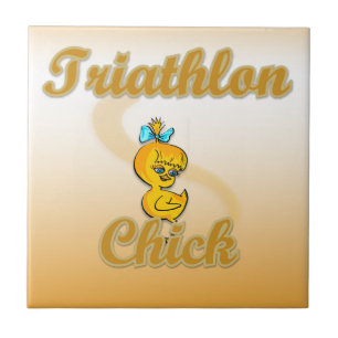 Carreau En Céramique Triathlon Chick