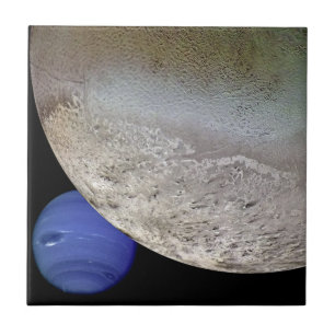 Carreau En Céramique Triton avec Neptune
