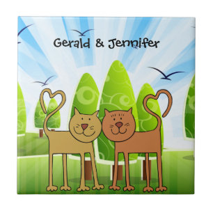 Carreau En Céramique Trivet/modèle de tuiles, prêt à customiser