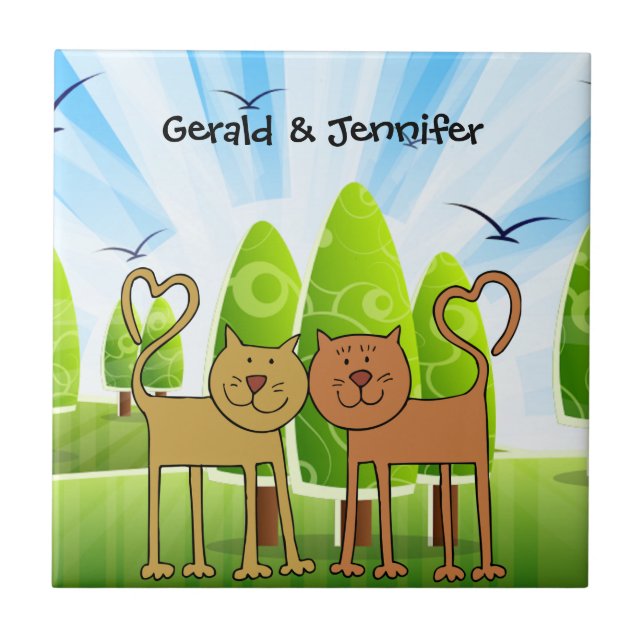 Carreau En Céramique Trivet/modèle de tuiles, prêt à customiser (Devant)