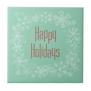 Carreau En Céramique Trivet Vacances Rétro