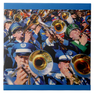 Carreau En Céramique trombone mob AKA bande geeks allé sauvage