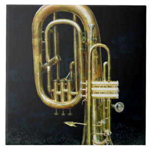 Carreau En Céramique Trompette et Tuba