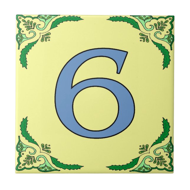 Carreau En Céramique Trous de métro Vine Frame 6 Six (Devant)