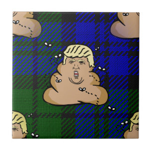 Carreau En Céramique trump plaid poop