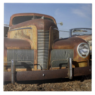 Carreau En Céramique Tucumcari, Nouveau-Mexique, États-Unis. Route 66.