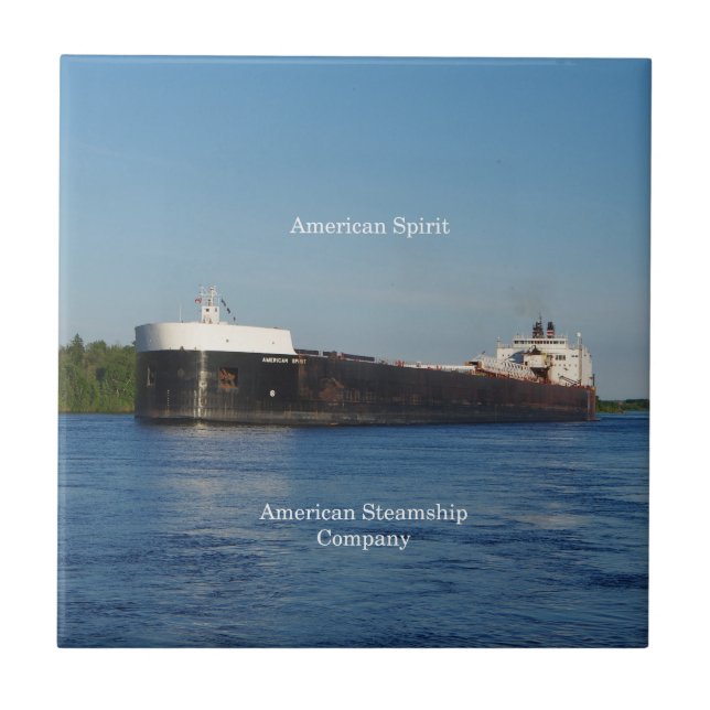 Carreau En Céramique Tuile American Spirit (Devant)