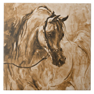 Carreau En Céramique Tuile Arabe de cheval