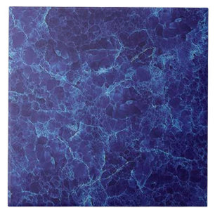Carreau En Céramique Tuile bleue de marbre