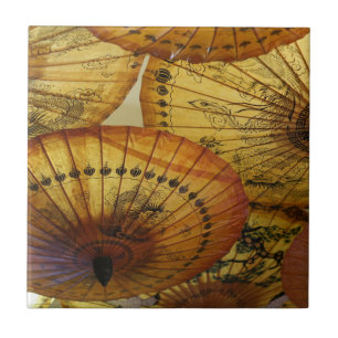 Carreau En Céramique Tuile d'accent de parapluie de parasol de papier