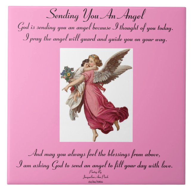 Carreau En Céramique Tuile d'ange (Devant)