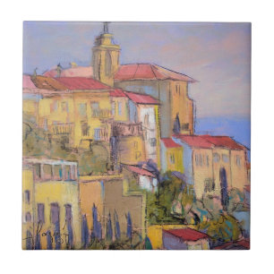 Carreau En Céramique Tuile d'art de sanctuaire de la Provence
