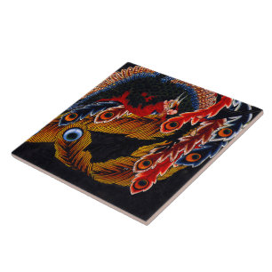 Carreau En Céramique Tuile d'art Hokusai
