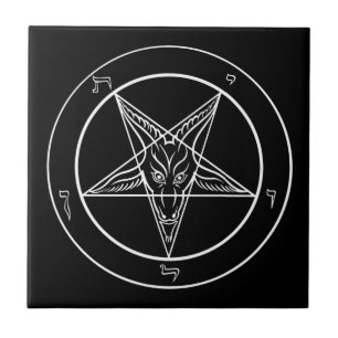 Carreau En Céramique Tuile de Baphomet