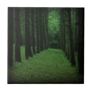 Carreau En Céramique Tuile de forêt enchantée