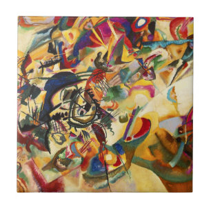 Carreau En Céramique Tuile de la composition VII en Kandinsky