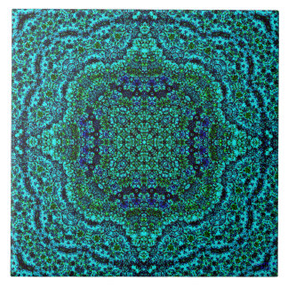 Carreau En Céramique Tuile de mandala "de bijou de Geo d'Aqua"