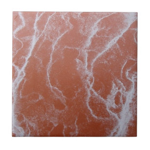 Carreau En Céramique Tuile de marbre orange de motif