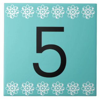 Carreau En Céramique Tuile de nombre atomique