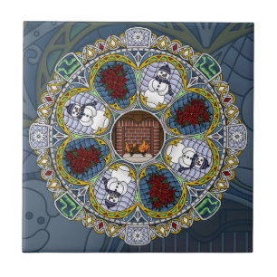 Carreau En Céramique Tuile de Nouveau d'hiver