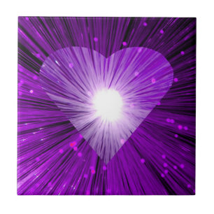 Carreau En Céramique Tuile de Purple Heart