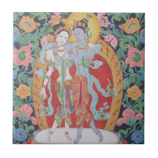 Carreau En Céramique Tuile de Radha-Krisna