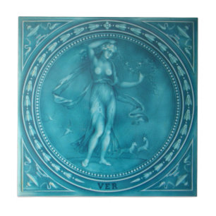 Carreau En Céramique Tuile de reproduction d'antiquité du