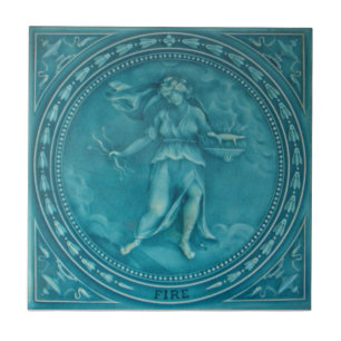 Carreau En Céramique Tuile de reproduction d'antiquité du