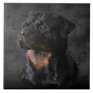 Carreau En Céramique Tuile de rottweiler