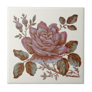 Carreau En Céramique Tuile de transfert de Roses romantiques c. Concept