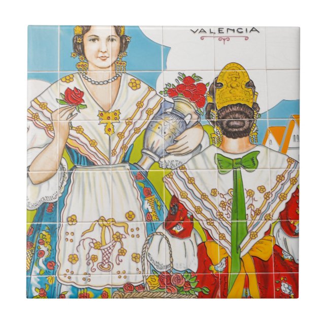 Carreau En Céramique Tuile de Valence (Devant)