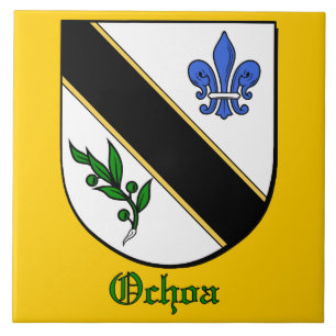 Carreau En Céramique Tuile décorative Ochoa Family Shield