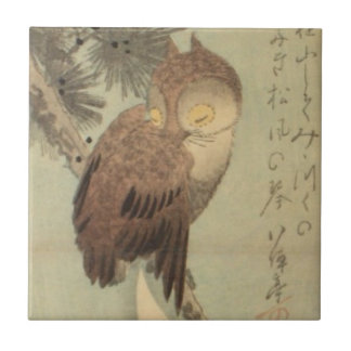 Carreau En Céramique Tuile d'Ichiryusai Hiroshige